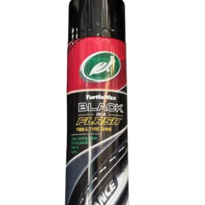 תכשיר לטיפוח חלקי פלסטיק גומי וצמיגים ברכב - Turtle Wax Black in a Flash