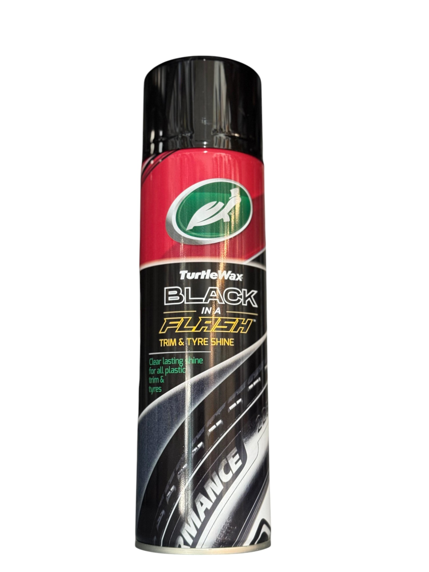 תכשיר לטיפוח חלקי פלסטיק גומי וצמיגים ברכב - Turtle Wax Black in a Flash