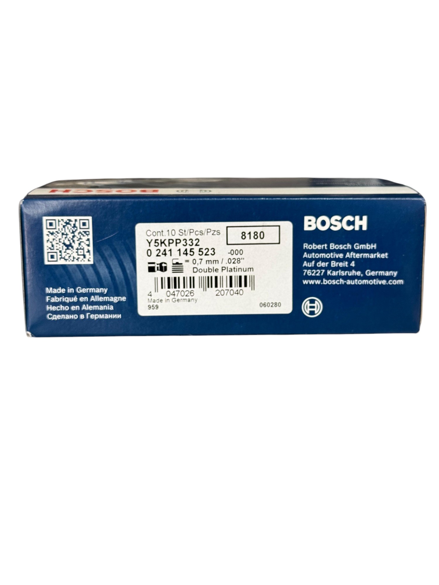 מצת פולקסווגן 1.2/1.4 מ-14 - Bosch Double Platinum – תמונה 2