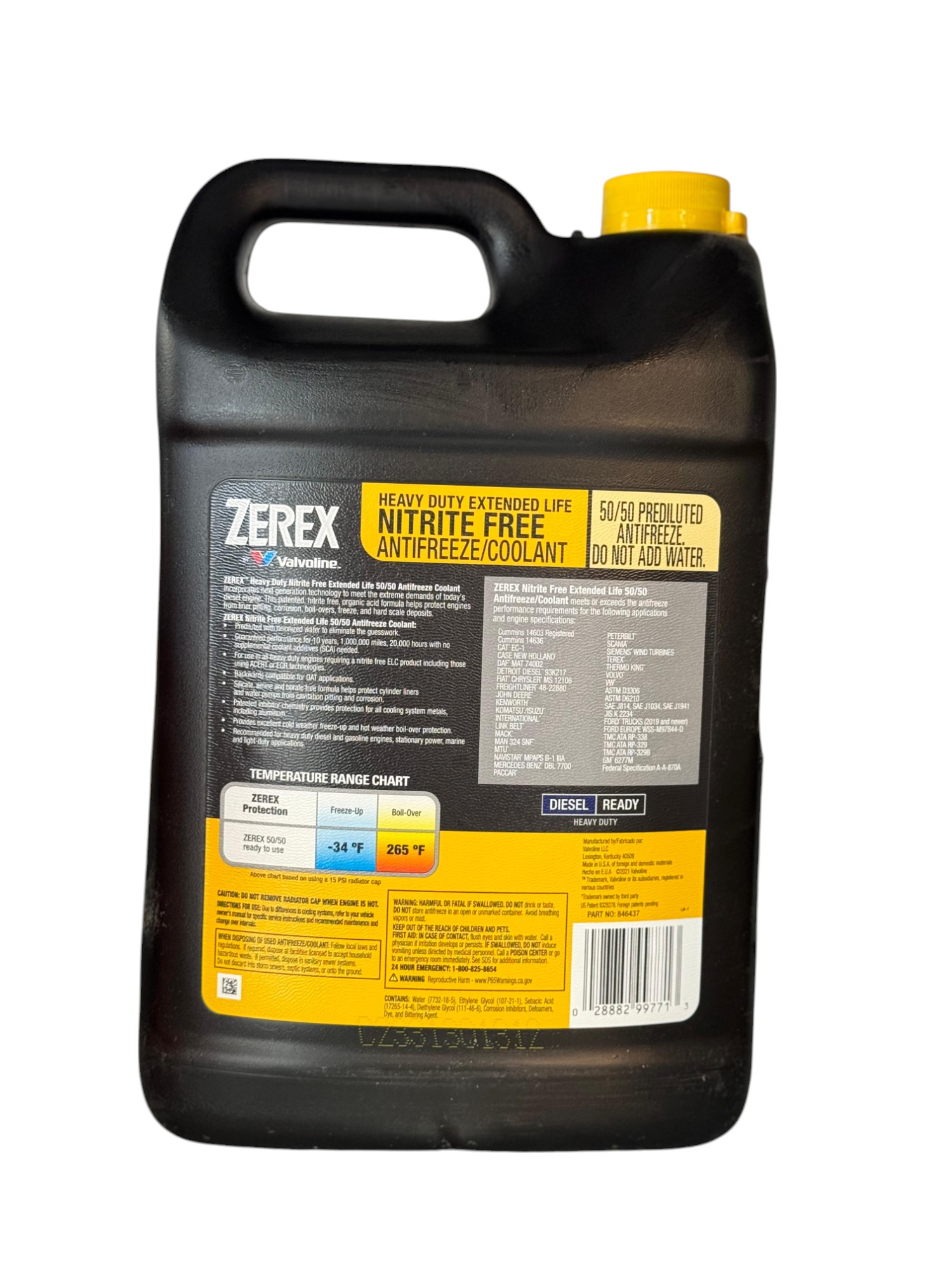 נוזל קירור - ZEREX NITRITE FREE ELC – תמונה 2