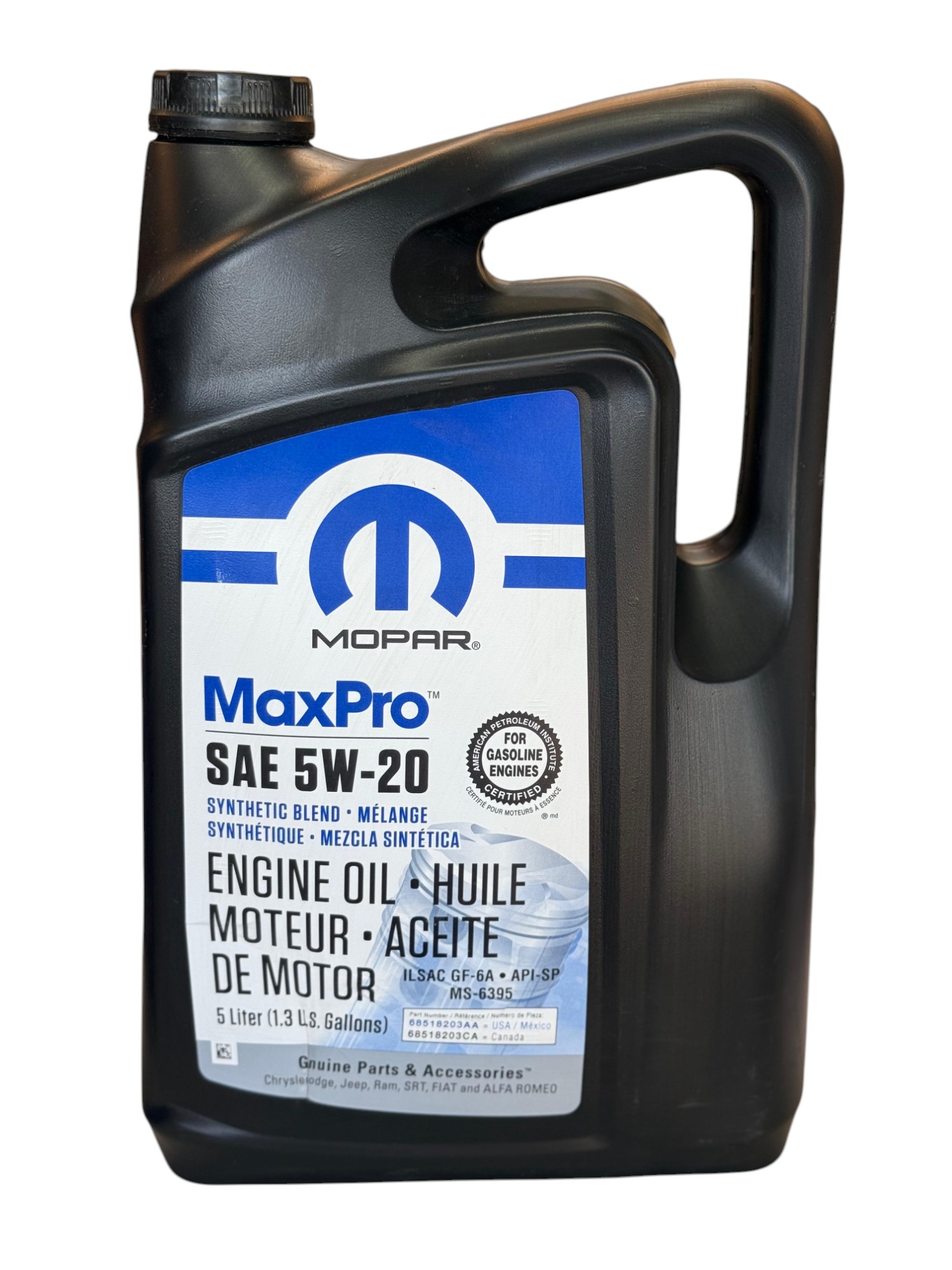 שמן מנוע מופאר - MOPAR ENGINE OIL 5W20