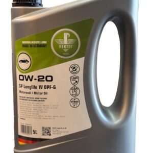 שמן מנוע רקטול - REKTOL ENGINE OIL 0W20