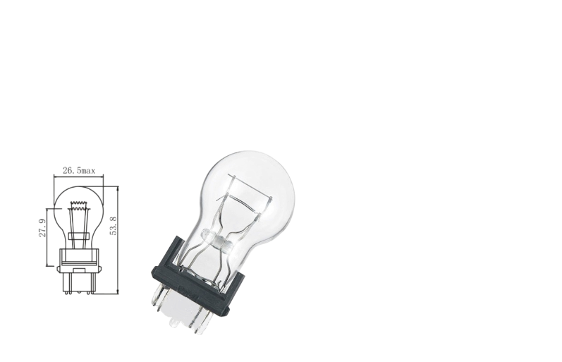 נורה BLICK 27/7W 12V P27/7W אמריקאי בלי בסיס